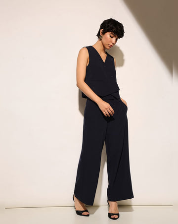 Night Sky High-Rise Tailored Culottes
