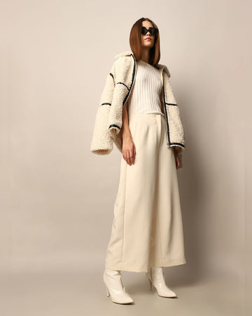 Off-White Chic Tailored Culottes