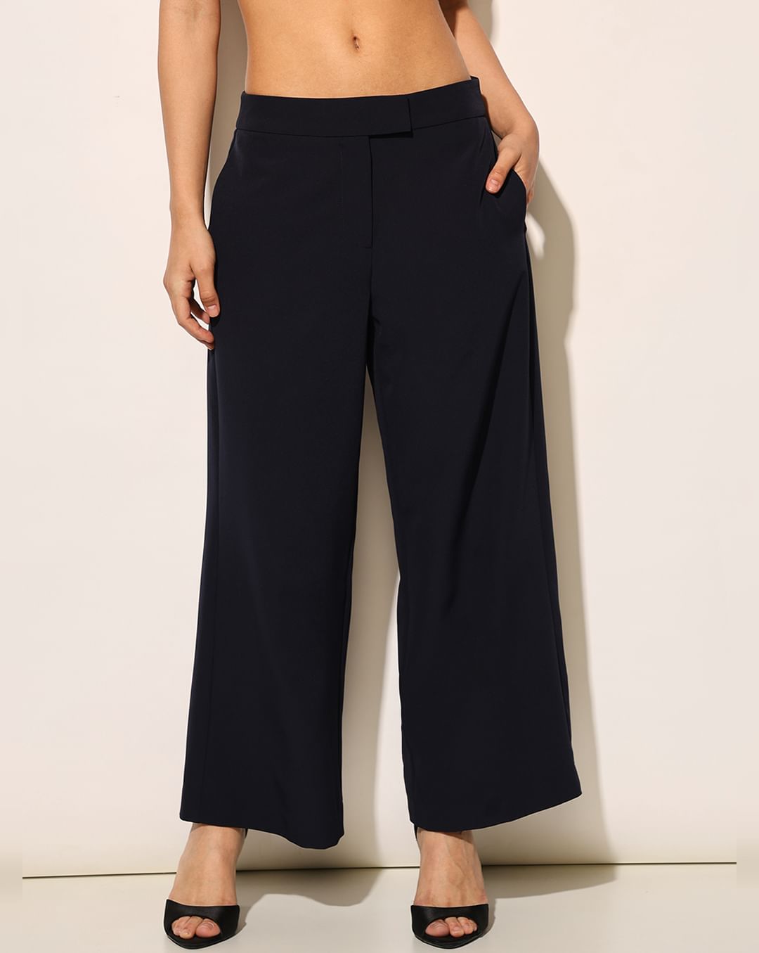 Night Sky High-Rise Tailored Culottes