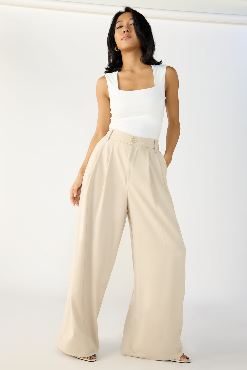Silken Fawn Flex Fit Korean Pants