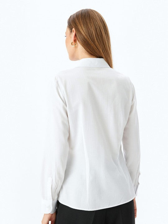 Women Slim Fit Opaque Casual Shirt