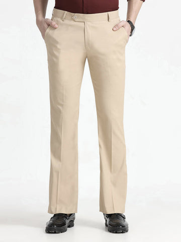 Bootcut Formal Pant – Beige