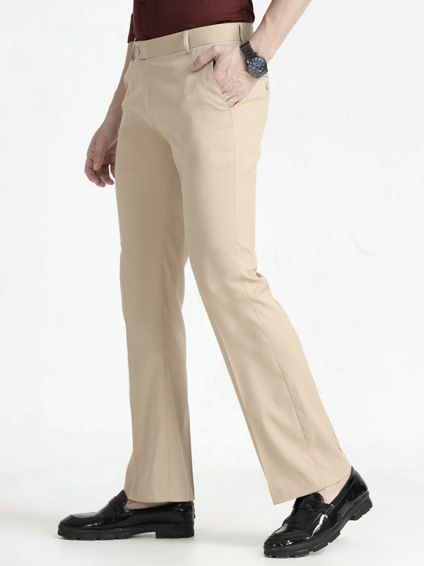 Bootcut Formal Pant – Beige