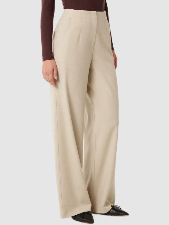 Sahara Beige High-Rise Tailored Trouser